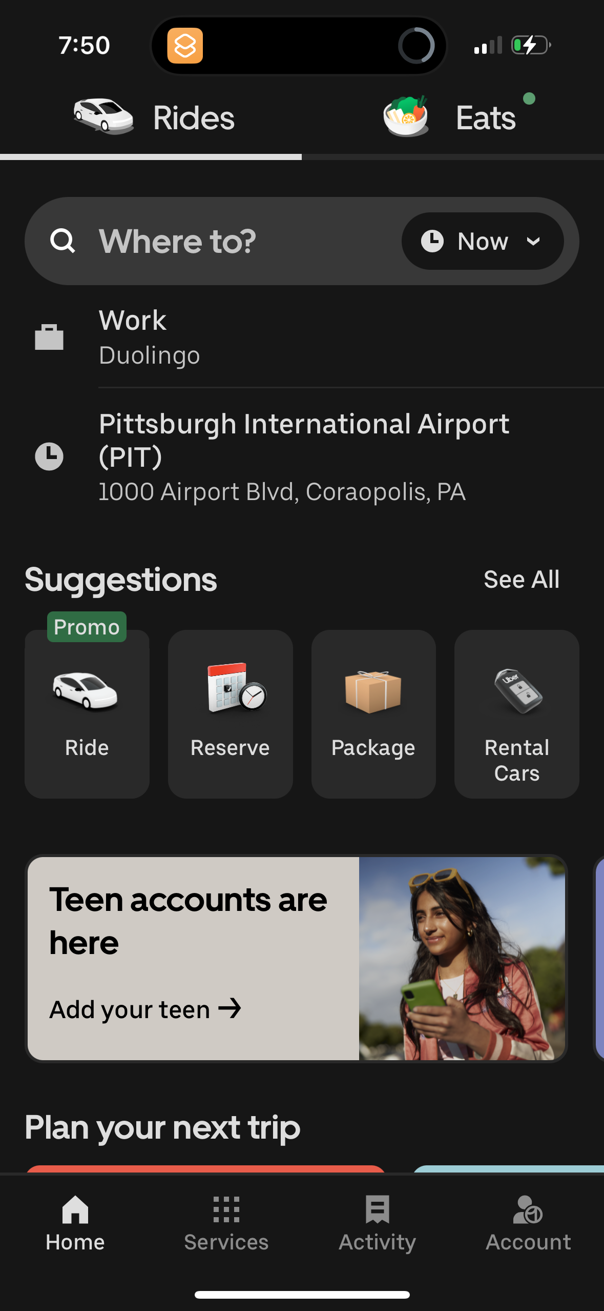 uber app screenshot 36